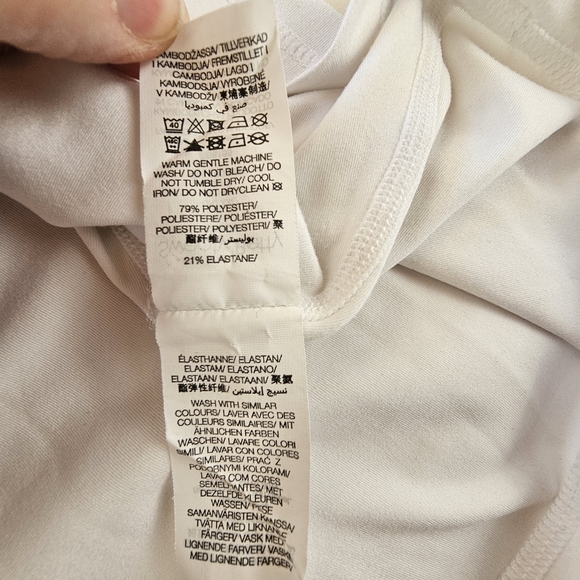 Sweaty Betty Women's White Performance Tank Size XXL/16 - Picture 5 of 9